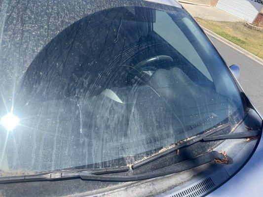 Windshield crack