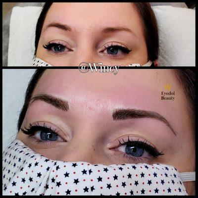 Microblading done by Wincy