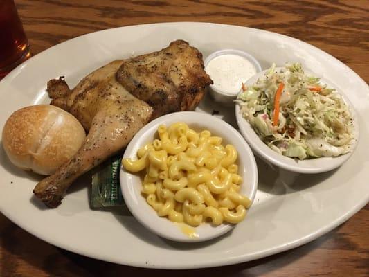 1/2 Smoked Chicken with White Sauce and sides!