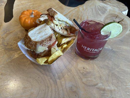 Halloween Sammy Special + drink from Heritage