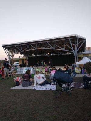 Live music at the Amphitheater