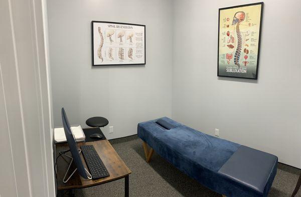 Exam room / Private adjusting room.