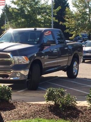 Traded my 2014 Ford Fusion for a 2015 Ram 1500 Big Horn!