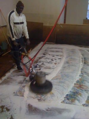 We clean rugs the old school way!   Washing both sides---not just the top!    You get a truly clean carpet.