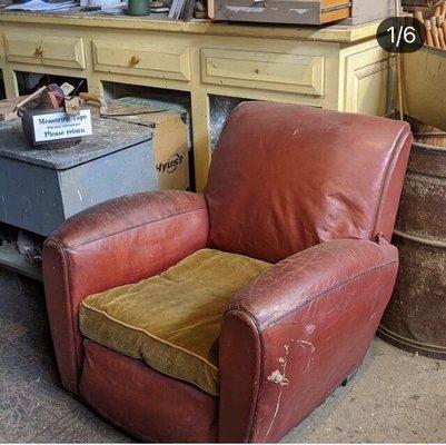 Leather Club Chair