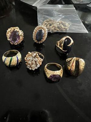 pic of my grandmother's jewelry the owned was going to meltdown and sell the gold cause that's all it was worth.