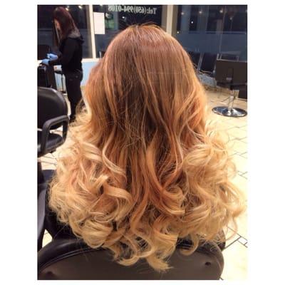 Ombré hair done by Lee