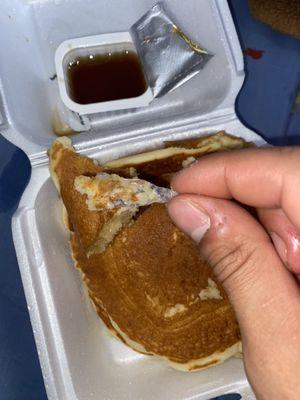 Plastic in pancakes