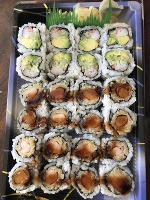 Lunch combo - California and shrimp tempura