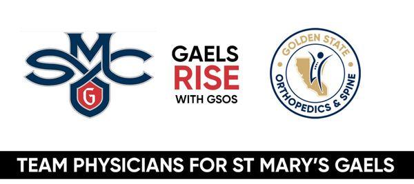 GSOS is a exclusive provider of orthopedic care to Saint Marys Gaels. Treating: Spine, pain, joint care, hip and knee sprains, strains