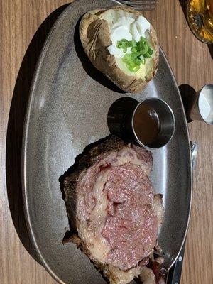 Prime Rib 12oz... tough as Hulk Hogan!