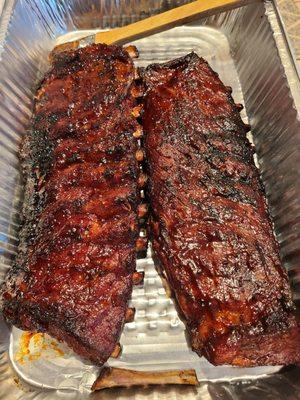 Smoked St. Louis Style Pork Ribs