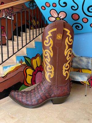 One big old GIANT Boot from Sendra Boot Company in Spain