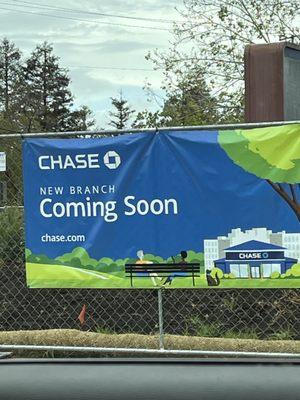 New Branch of Chase Bank coming to Warm Springs Plaza!