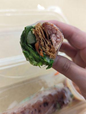 Grilled Pork Spring Roll - Inside