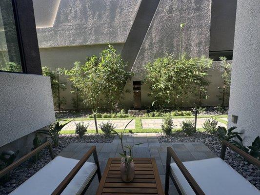 Courtyard with fountain