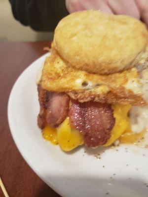 Chicken fried steak sandwich