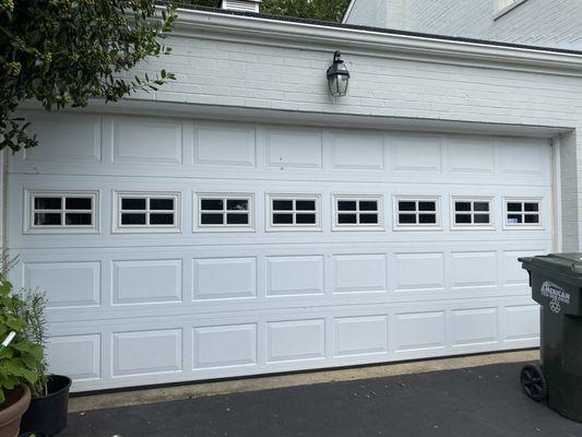 New garage door and opener install