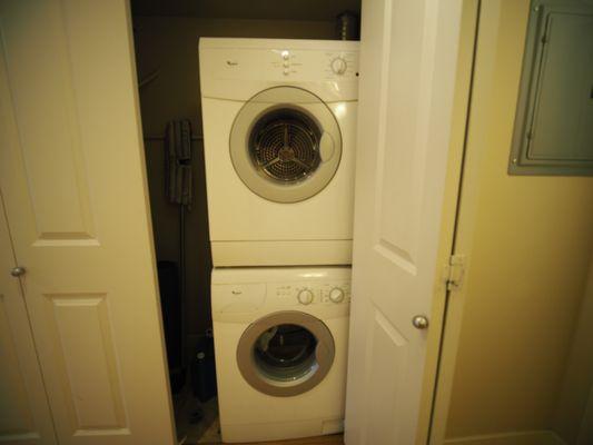 One of our Studio Classic  units, this picture is of the washer and dryer than come in each unit.