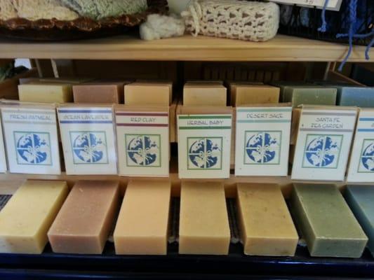 Essentially scented soaps made with all organic ingredients