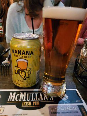 Banana bread beer, yummm.