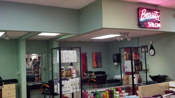 all your salon products: Matrix, Moroccan Oil, Macadamia Oil, Redken, Paul Mitchell/ Green Tea, Niocin, Bed Head, Mizani, more..