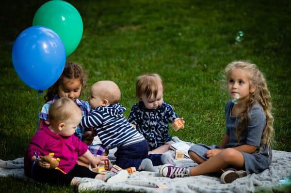 Our nannies love taking children to the park