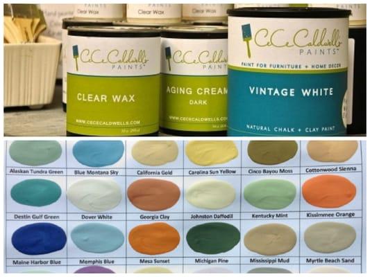 We carry CeCe Caldwells' paint line