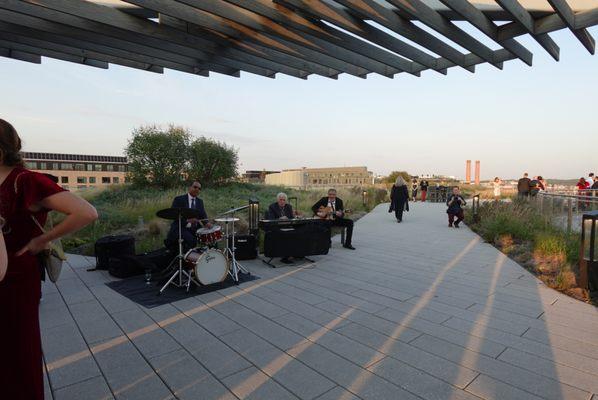 Mosaic Jazz during rooftop happy hour