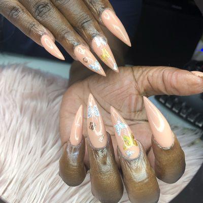 Long set of nails