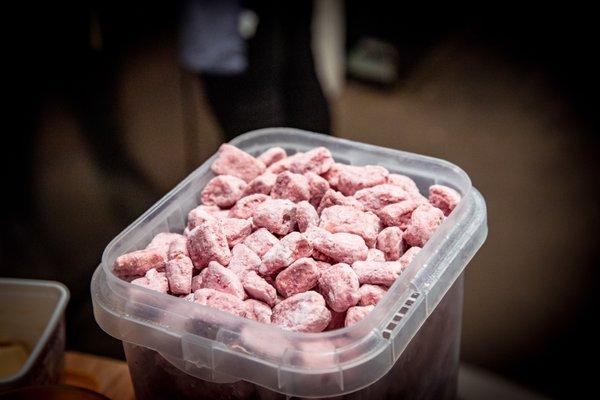 House-made Red Beets & Sweet Potatoes Gnocchi are vegan, nicely pink & really mouth watering!