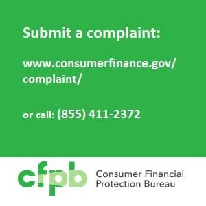 Submit a complaint to the CFPB