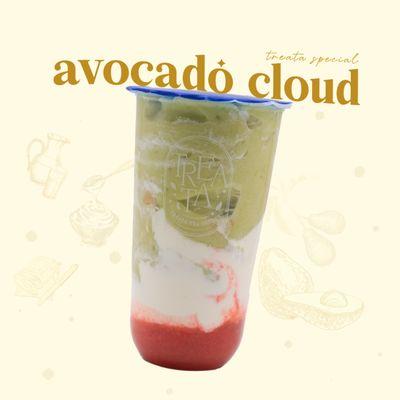 Avocado cloud with no topping