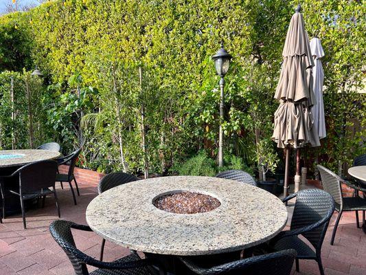 Circular Fire pit tables