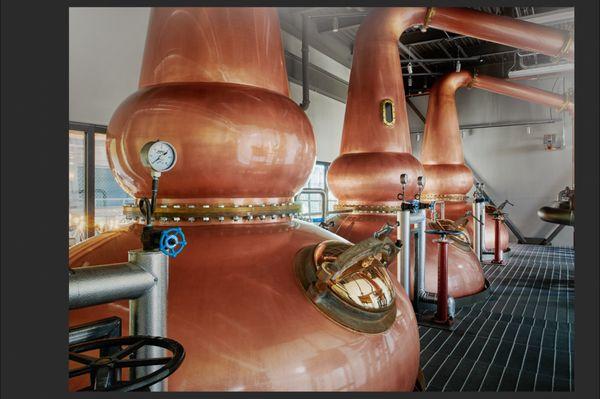 Triple Copper Pot Stills