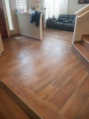 Faux wood/ TILE floor