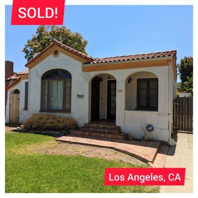 Sold on 6/10/22 in Los Angeles, CA. 90064. (Represented the Buyer).