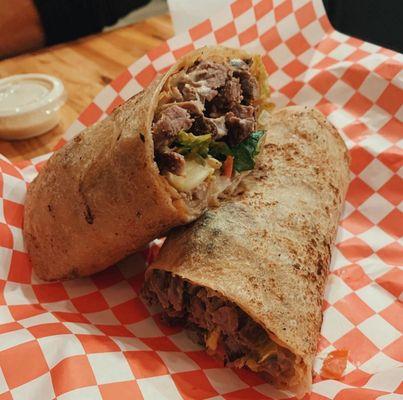 Beef Shawarma Wrap Sandwich (Most Popular)