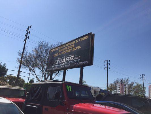 The business sign you'll see of off victory st