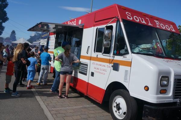 Delicious food from local food trucks (Photo by Robert Busacca)