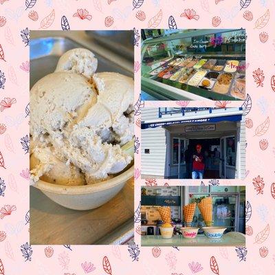 Montage of images from Living the Dream Ice Cream