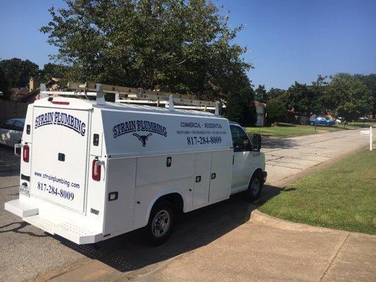 Have professional trucks with company info on it.