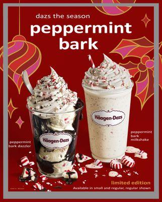 Dazs the Season for Peppermint Bark Limited Edition flavor in our shop!