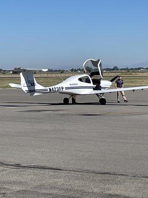 My USU student pilot pre flight check!