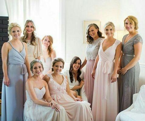 Mobile tans for this bridal party at Hamersky Vinyard