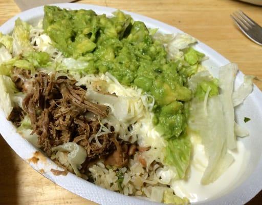 Babacoa Bowl with Guac.. Very good, filling..