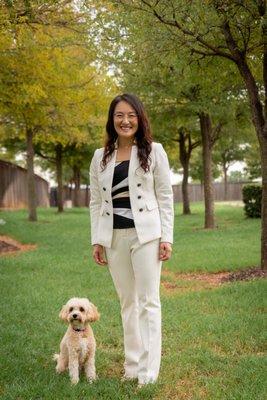 Meet Dr. Jiyoung Jung and her beloved furry kid