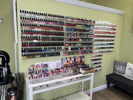 Nice selection of matching regular/gel polish