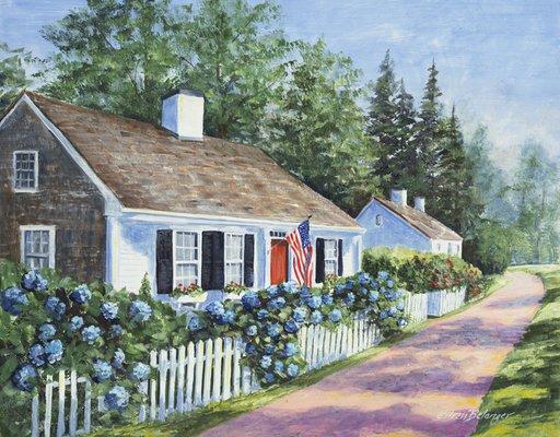 New England cottage on Cape Cod, Mass.