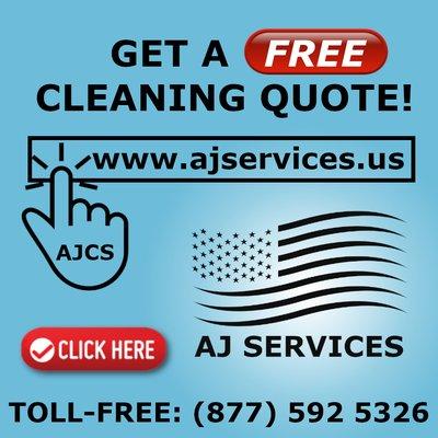 Get a free cleaning quote.